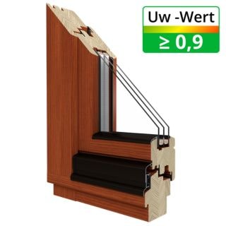 Holzfenster Softline 78 Meranti